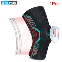 2pcs1pair compression knee support brace with patella gel pads and side stabilizers for arthritis painrunningsports