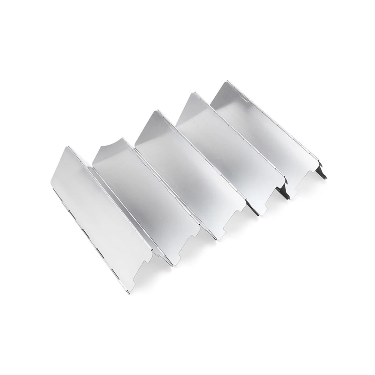 

Cassette Stove Wind Shield Camping Stove Wind Shield Foldable Aluminum Alloy with Pin Wind Shield