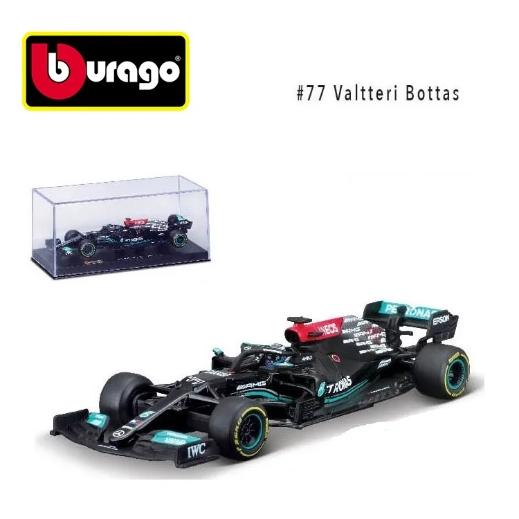 Модель автомобиля Bburago 1:43 AMG F1 W12 E Performance 2021 #44 Льюис Гамильтон/№ 77 Valtteri Bottas |