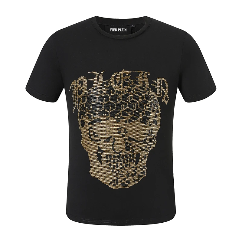 

Футболка мужская с графическим принтом и кристаллами, 2023 хлопок, 100%