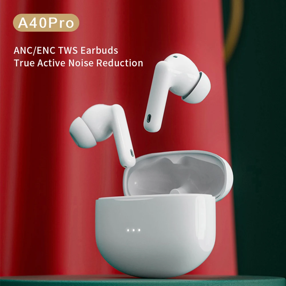

A40 Bluetooth headset new ANC+ENC low-latency dual-mic noise-cancelling Bluetooth headset