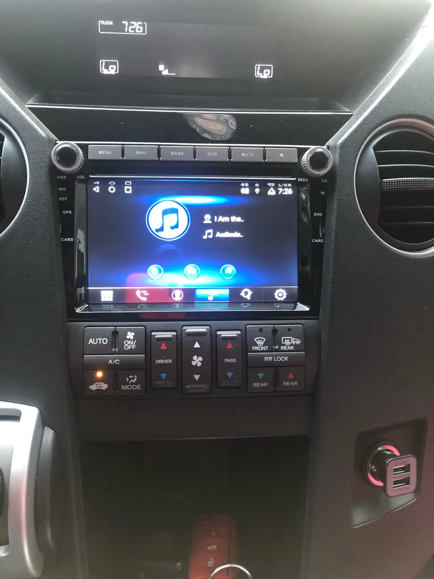 2 Din Android Honda Pilot DSP