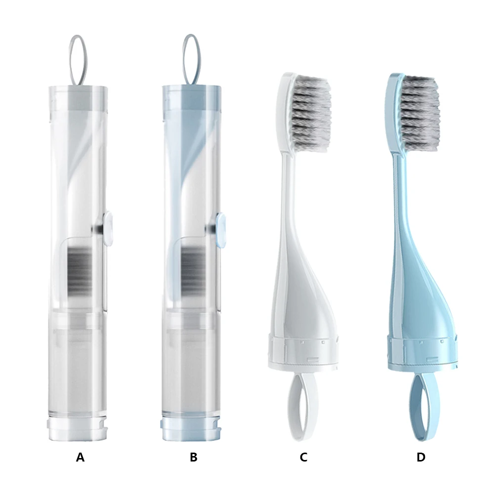 

Toothbrush Portable Reusable Detachable Soft Handheld Tooth Brush Indoor Outdoor School Hotel Teeth Cleaning Tools