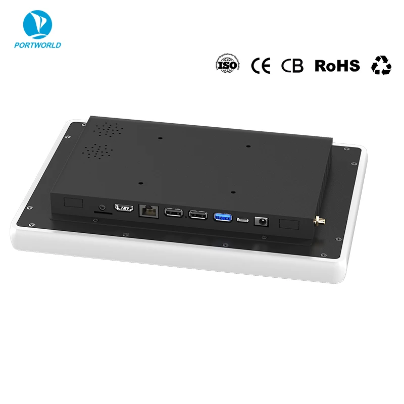 Фото 2026 Portworld YC-LE101 10.1-дюймовый сенсорный IPS LCD-экран с креплением VESA, моноблок, POE, NFC, Android 11 планшет №3