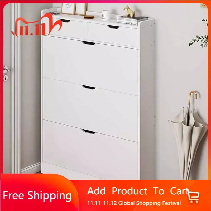 

Bedroom Mobile Shoe Cabinets Wooden Display Vertical Storage Shoe Cabinets Modern Closet Armadi Da Soggiorno Homes Furnitures