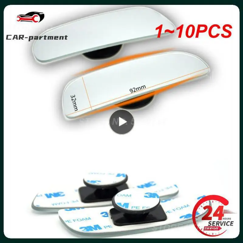 

1~10PCS Car Arc Wide-angle Rearview Mirror Clear Slim Blind Spot Reversing Glass Convex Rear View Mirror Parking Mirror for SUV
