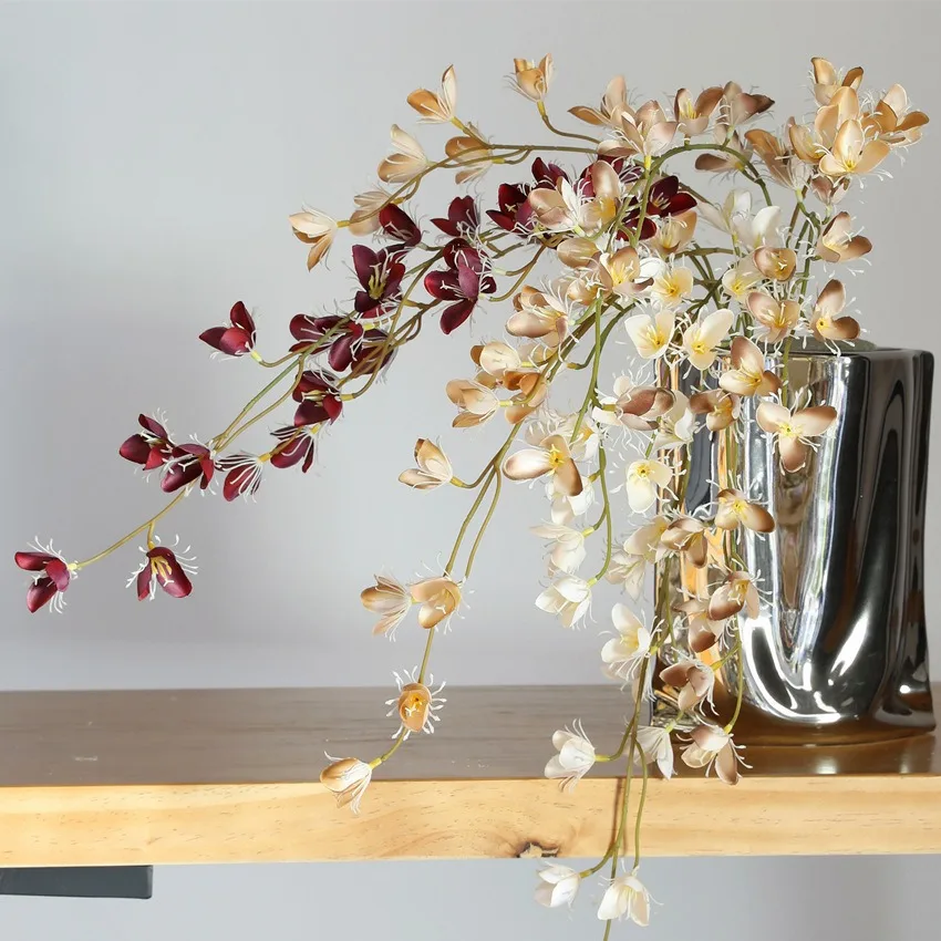 

New Wintersweet Plum cherry Artificial Flowers for Home table wedding decoration flores fleur artificielle wreath autumn decor