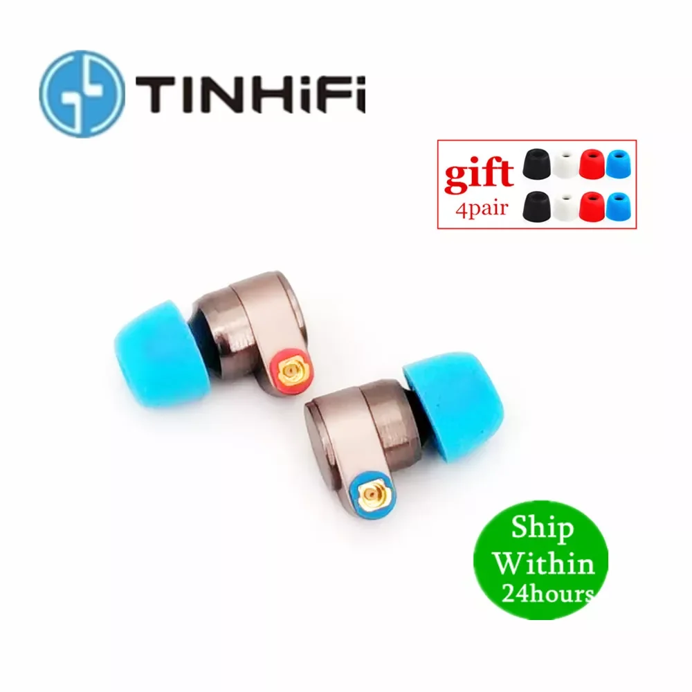 

TINHIFI T2 Earphones dual dynamic drive HIFI bass earphone DJ metal earplug earphone with MMCX earphones TIN HIFI T3 P1 T2 N1 S2