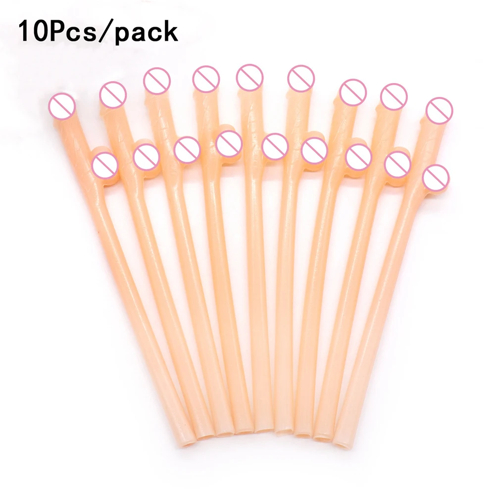 10 шт., соломинки для пениса, душ невесты, сексуальный девичник, Вилли, питьевой пенис, новинка, соломинка Cuticolor для бара, девичник, вечеринка