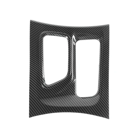 JIDIXIAN ABS углеродное волокно центральный Контроль Переключения передач Панель украшения крышки наклейки для Dodge Зарядное устройство 2015 + аксессуары для интерьера