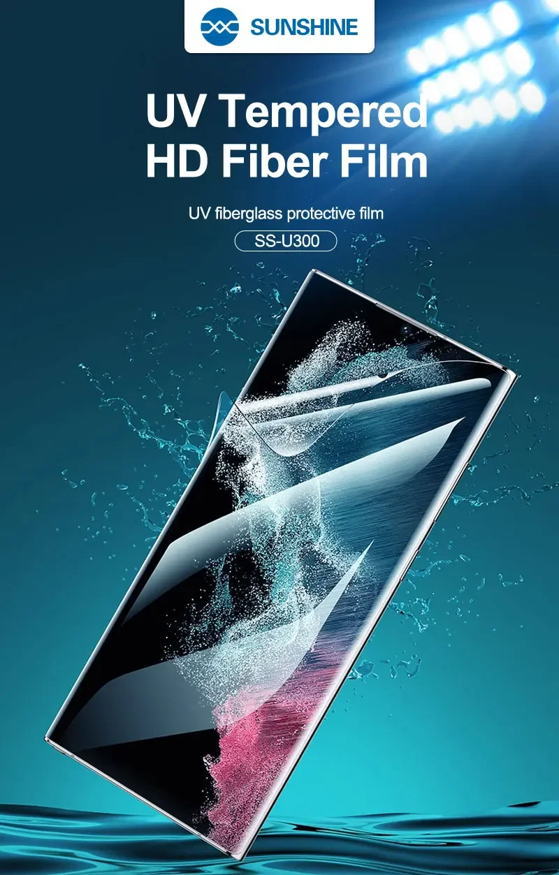 SUNSHINE 25 шт. SS-U200 SS-U300 УФ-защитная пленка из стекловолокна HD Защитная с алмазным
