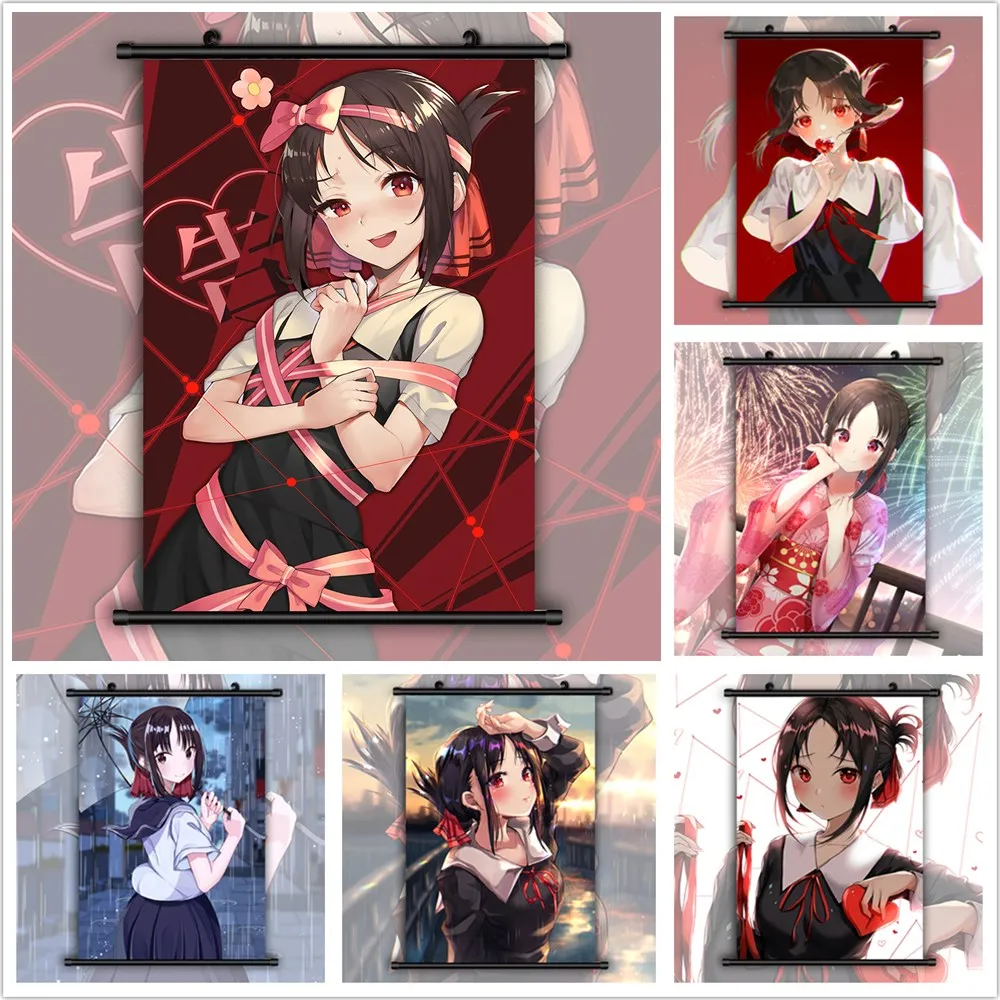 

Kaguya-sama Love Is War Shinomiya Kaguya HD Печатный Баннер настенный плакат свиток