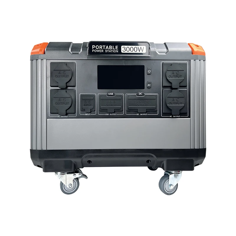 3000 Вт уличная Портативная Солнечная аккумуляторная станция мобильный источник