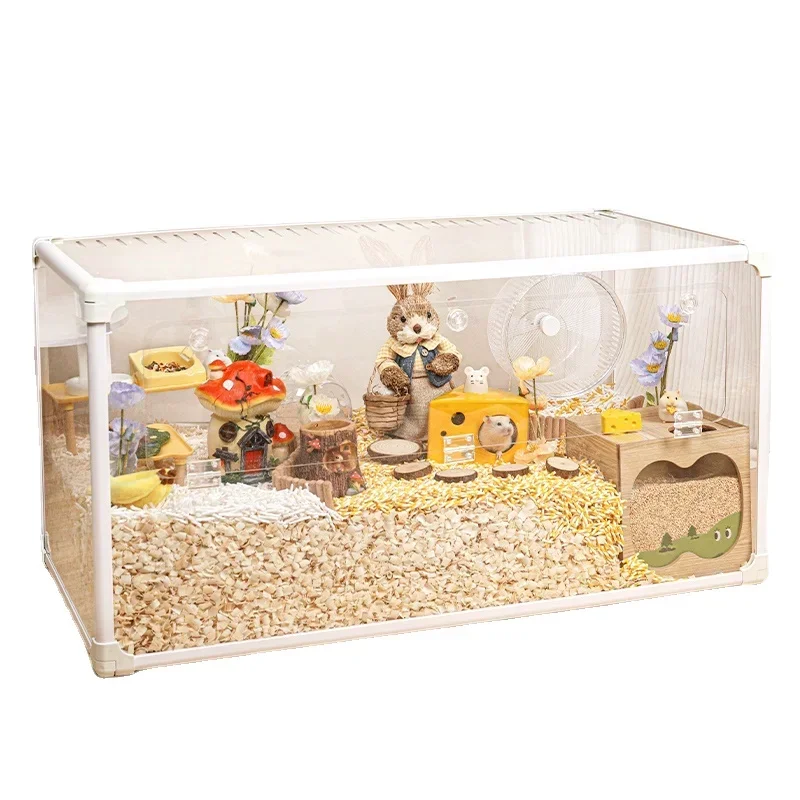 Клетка для хомяка акриловая клетка сыра пейзажная вилла дешевая большая