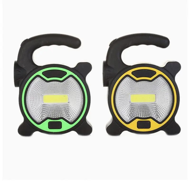 

Portable Lanterns Mini Flashlight COB LED Work Lamp Outdoor Hiking Camping Equipment Emergency Bulb Powered By 3XAAA Bettry