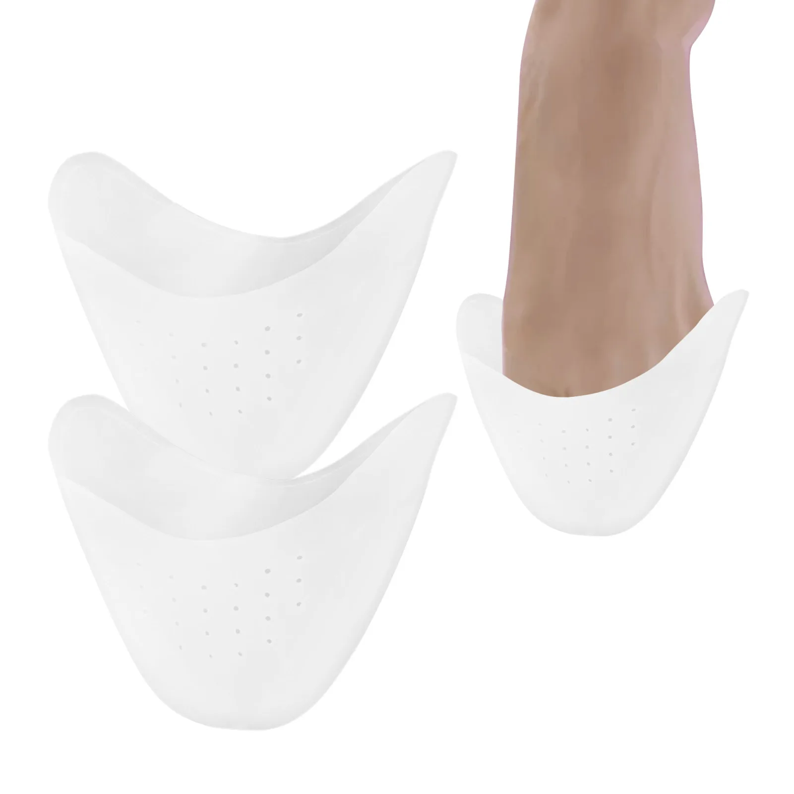 

Toe Dance Protector Ballet Dance Pointe Shoe Socks Pad Half Pads Sponge Ballet Shoes Covers Toe Pointe Dance Ballet Pointe Shoes