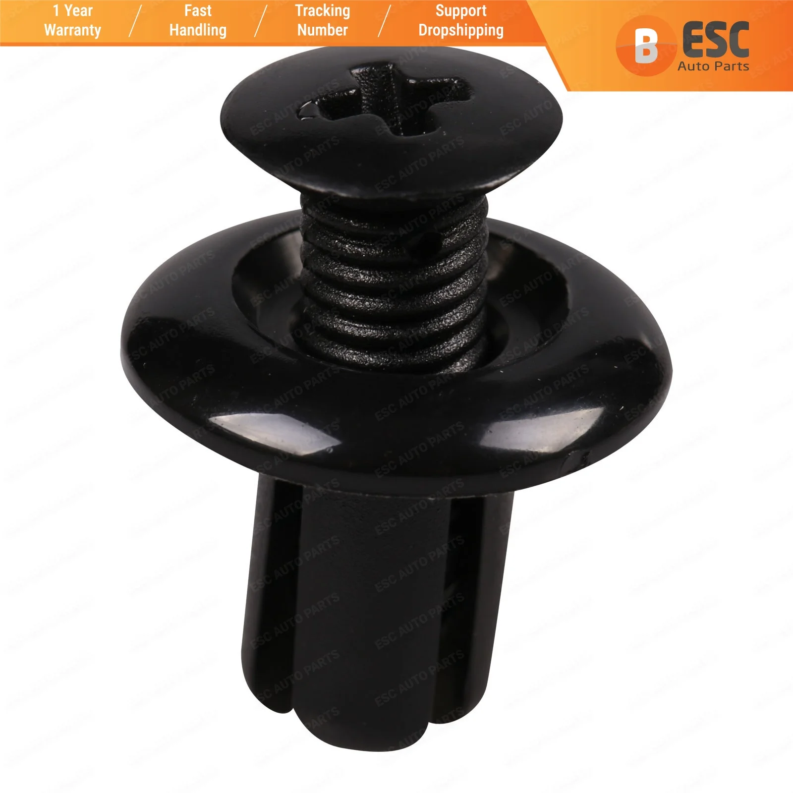 

ESC ECF2613 10 шт. фиксатор нажимного типа для Mazda: B092-51-833 Ford: MB-455-56143 Hyundai Kia 86590-28000