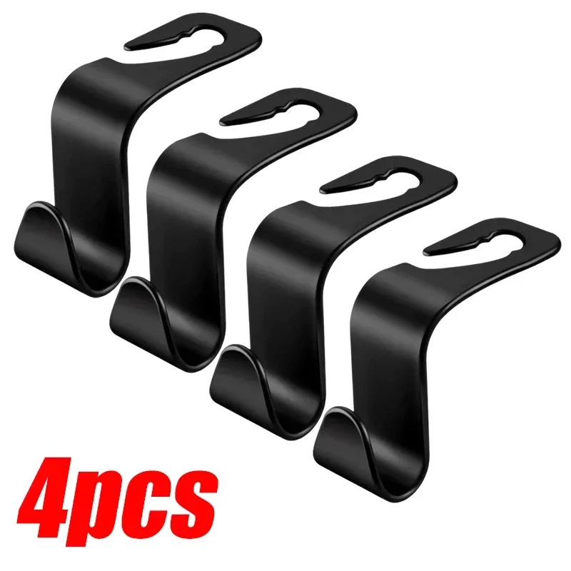 

Универсальная вешалка для хранения на подголовник сиденья автомобиля, автомобильные крючки, органайзер на заднее сиденье, держатель, зажим, аксессуары для автомобильного интерьера