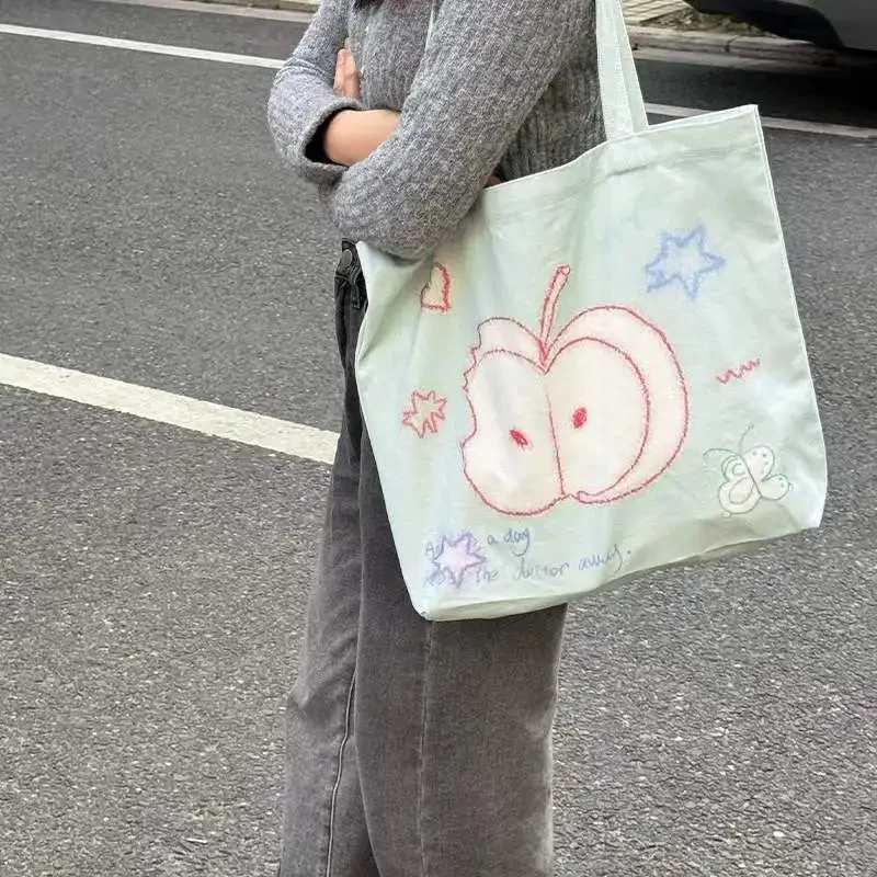 MBTI большая вместительная женская сумка на плечо модная корейская эстетичная