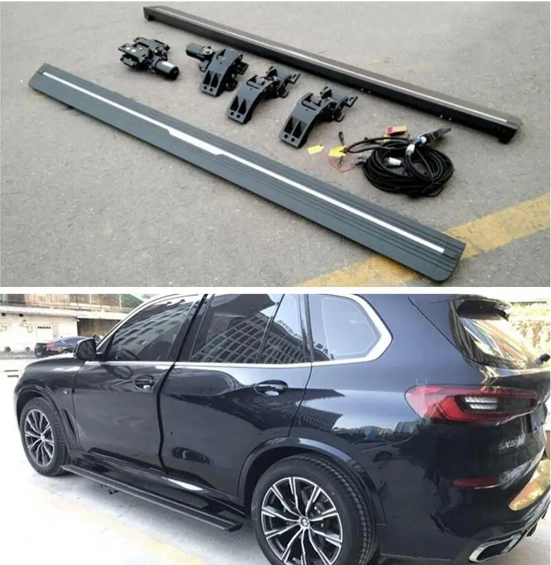 

For BMW X5 X5M G05 2019 2020 2021 2022 2023 Electric Motor Pedal Running Board Side Step Bar Nerf