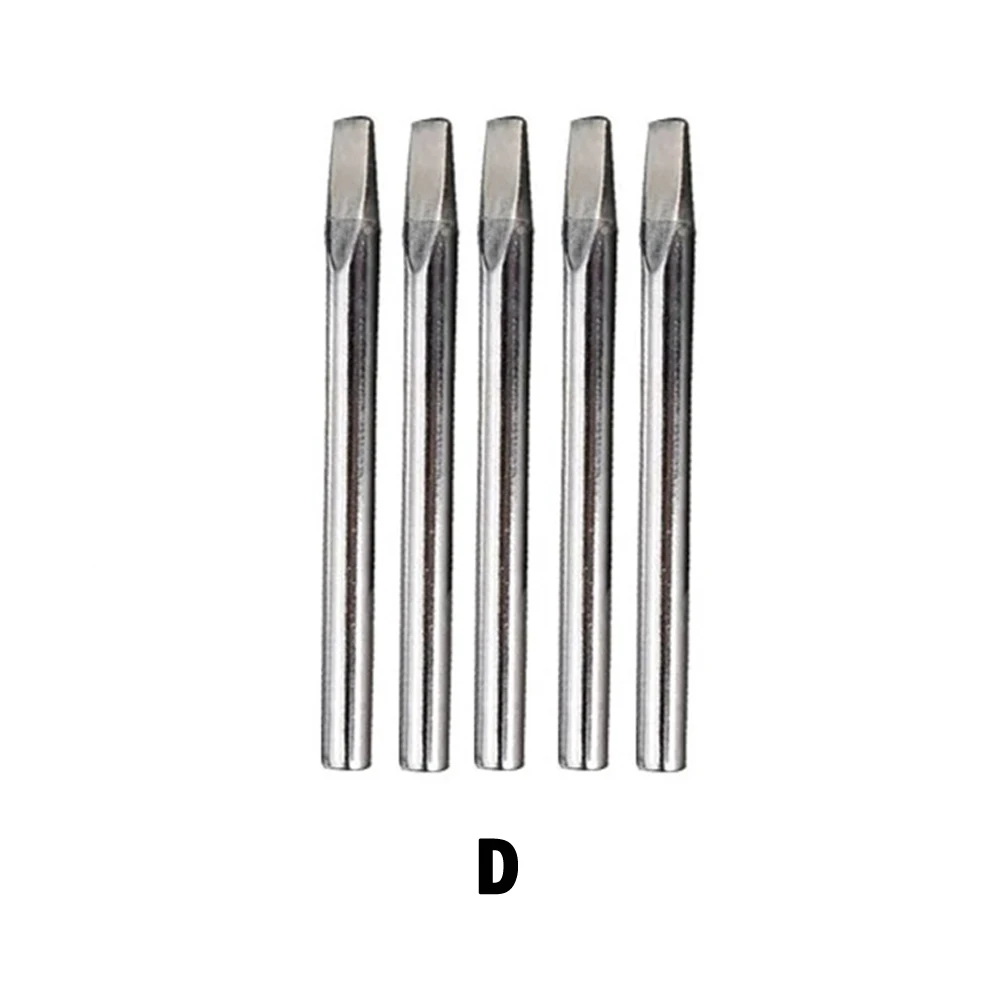 

5Pcs 60W Lead-Free Soldering Iron Tip BB B C D K External Heat Copper Sting Soldering Iron Welding Tips For Welding Equipment