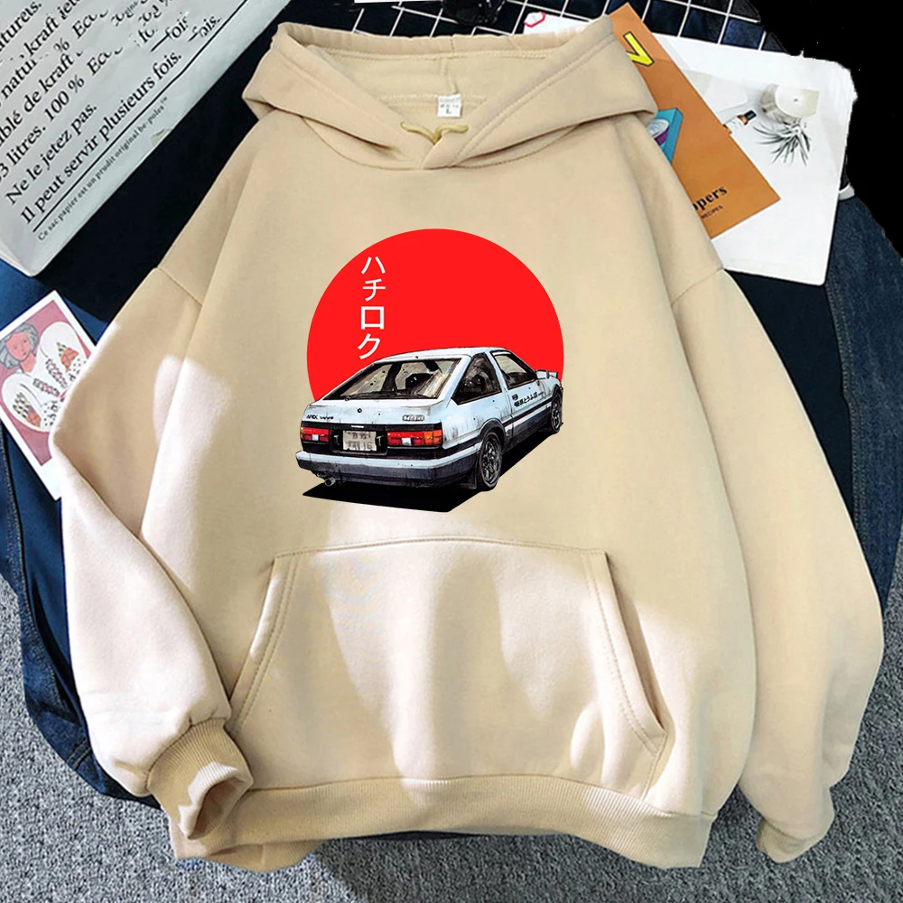 

Initial D Hoodie Toyota AE86 Fashion Print Sweatshirt Nissan R32 MAZDA RX-7 FC3S Hoodies Men Women Harajuku Anime Sweatshirts