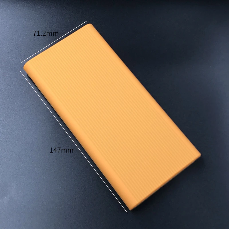 Силиконовый защитный чехол для Xiaomi Power Bank 2 поколения 10000 мАч два USB-порта - купить