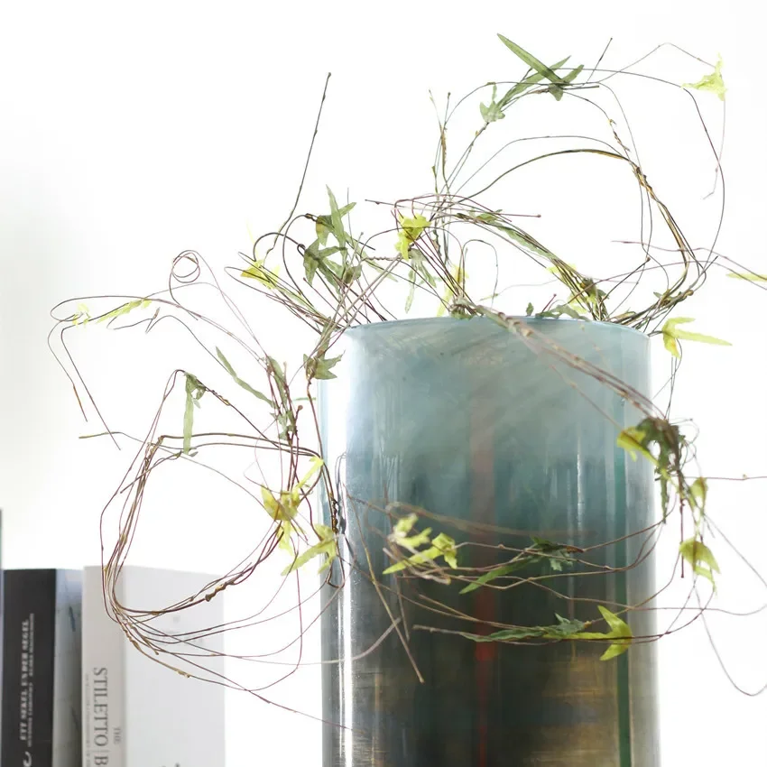 

Гирлянда из кленовых листьев, длинная шелковая железная лоза, Свадебный садовый венок, гибкое цветочное украшение