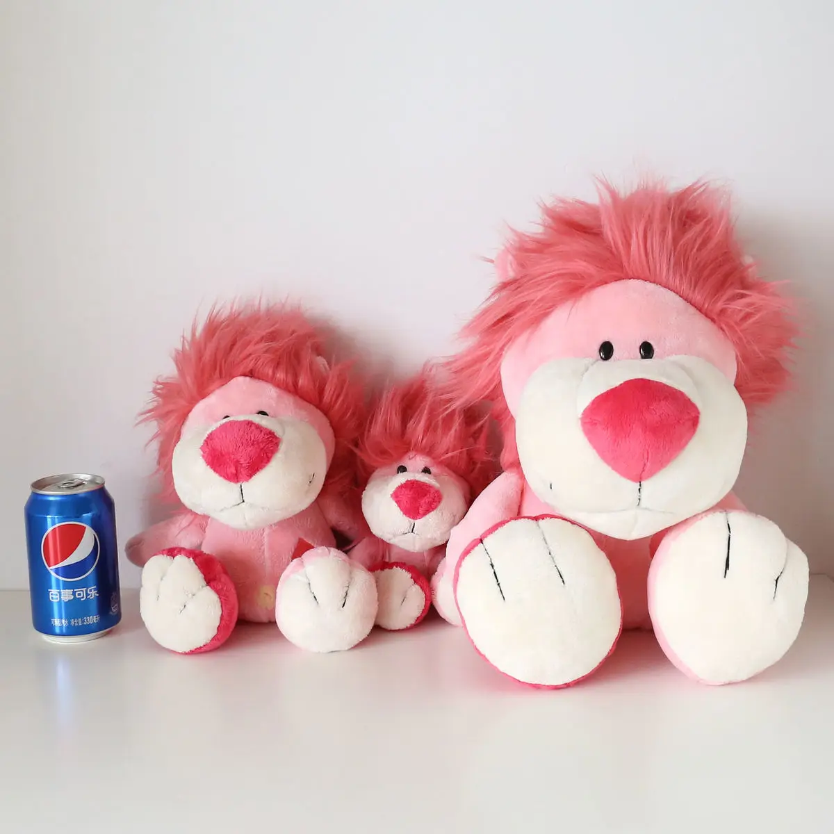 

Pinks Lion Elephant Pillow Ins Style 20/30/45Cm Lovely Girls Plush Birthday Valentine's Day Gift Home Decor Sofa Cushion Toy New