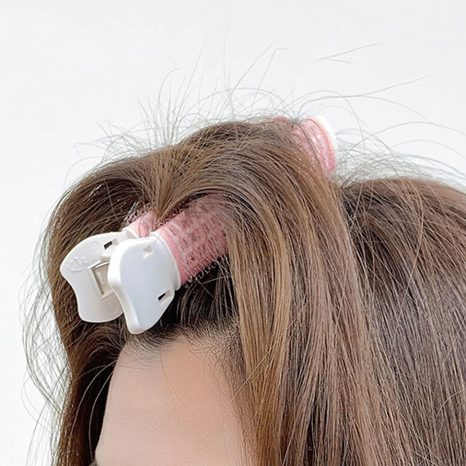 

Hair Rollers With Clips Hair Rollers For Short HairDouble-Layer Bangs Hair Curlers Roller Portable Bangs Hair Curlers Self