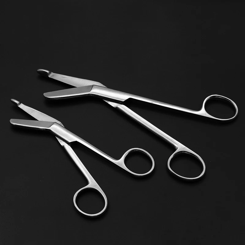 Beauty Stainless Steel Gauze Scissors Bandage Dressing Scissors Household Plaster Scissors Elbow First Aid Kit Accessories