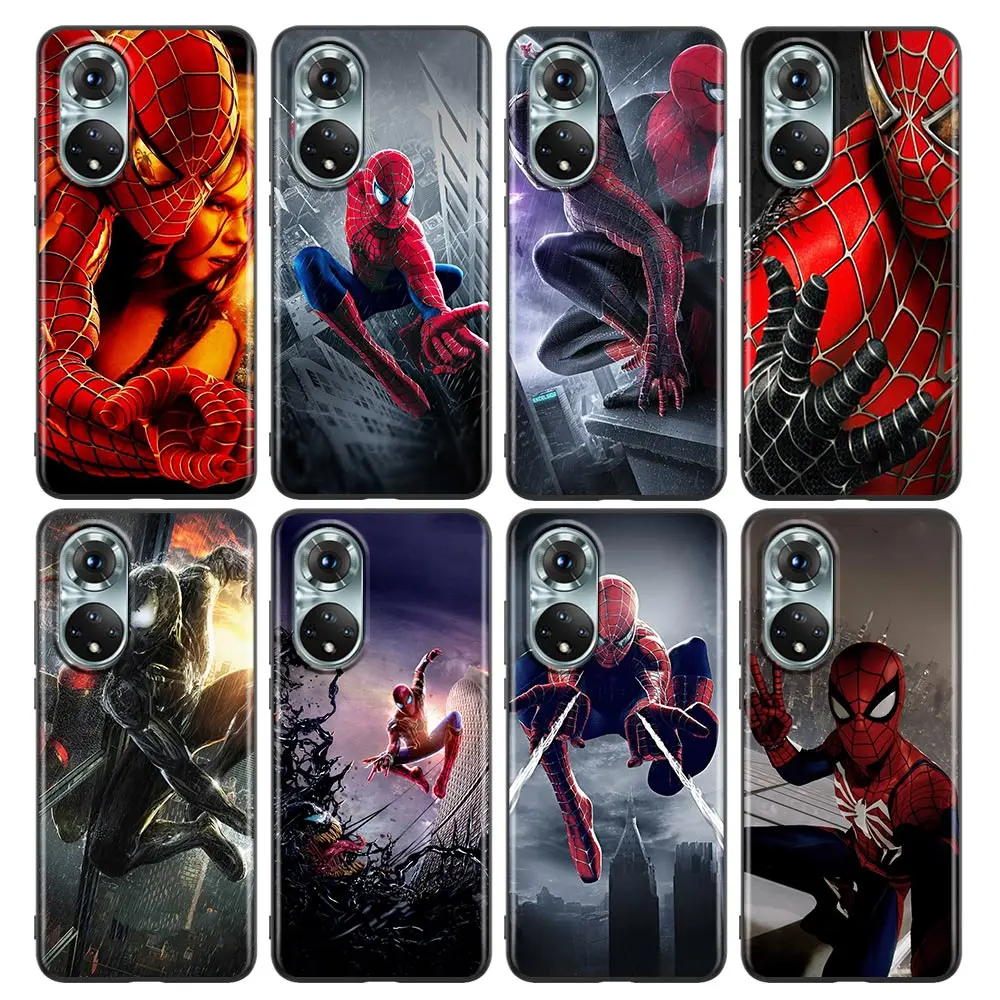 

Spiderman No Way Home Phone Case for Honor X8 60 8X 9X 50 30i 21i 20 9A Play Nova 8i 9 SE Y60 Magic4 Pro Lite Silicone Case