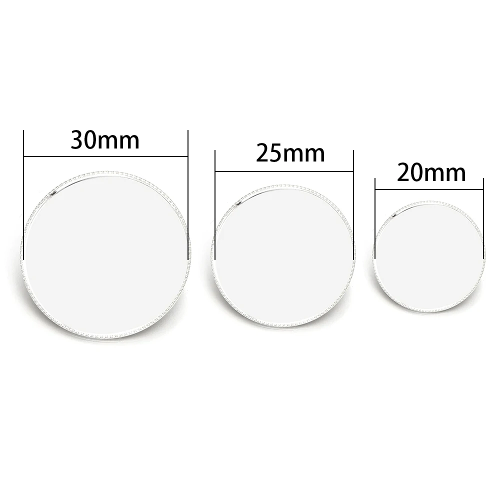 Простые медные посеребренные зажимы-пластины пустая поднос плоская основа для