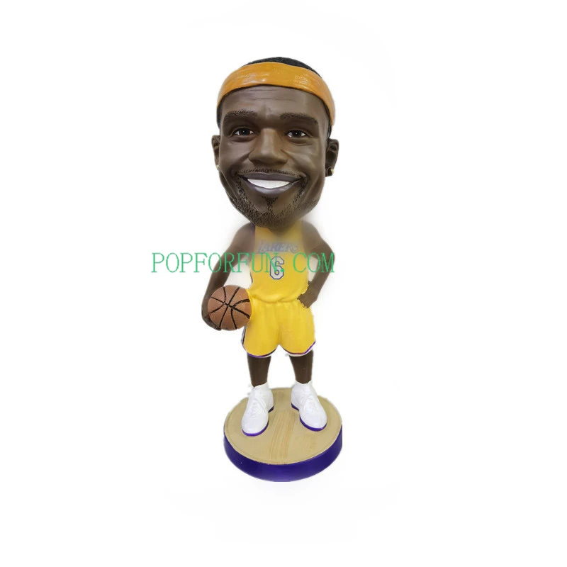 

Resin Model Toys Action Figures Basketball Star Doll Desk Home Decor Car Room Decoration Shakeable Birthday Gifts for Boys Girls