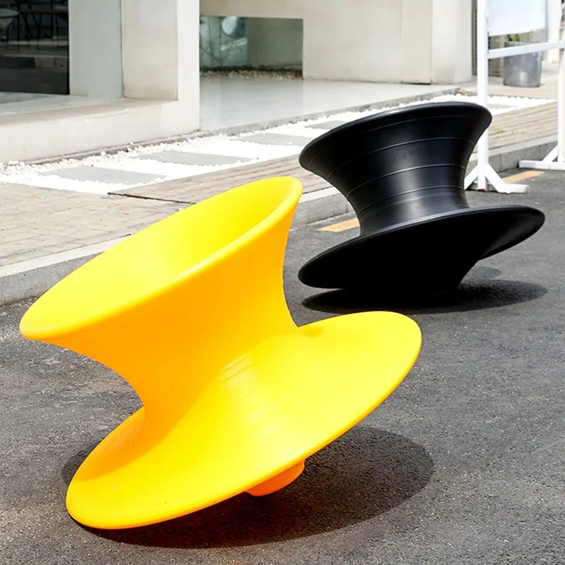 Modern Cute Yellow Kids Outdoor Designer Chairs Single Plastic Chaises Salle Manger Nordic Furniture