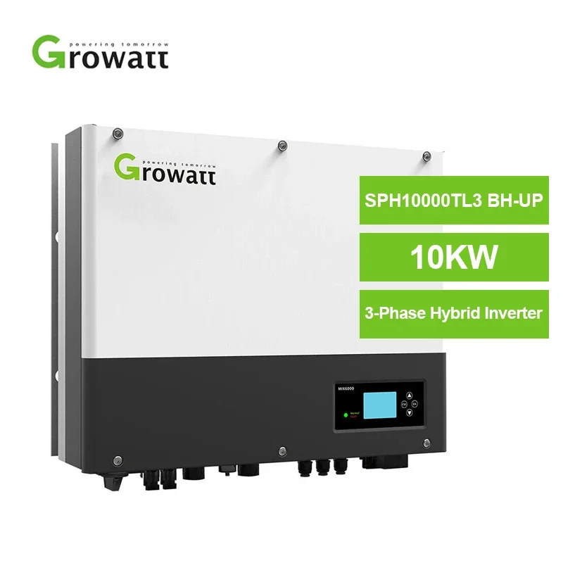 

Гибридный инвертор Growatt 8 кВт, трехфазный MPPT Стандартный для солнечной энергетической системы, стандарт ЕС