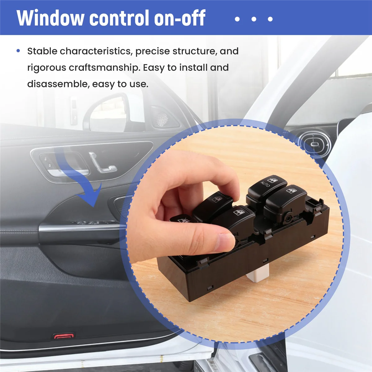 Переключатель управления стеклом для Hyundai Getz 2005 93570-1C110