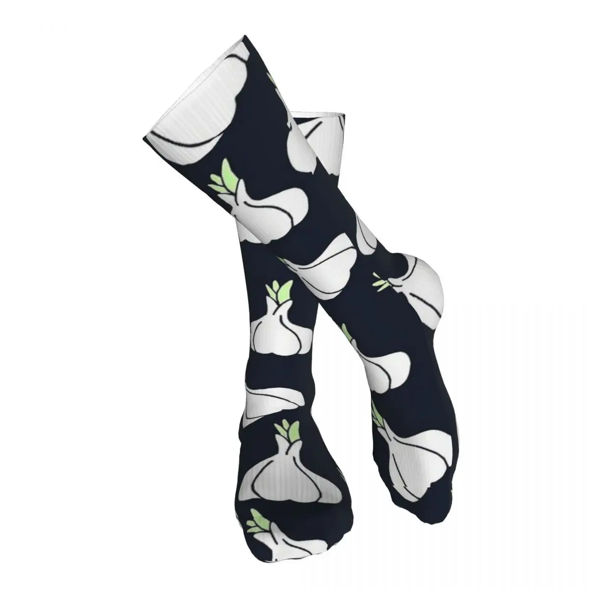 

Cute Garlic Adult Stockings Moisture absorbent For Daily Matching Thigh High Socks Customised Patterns