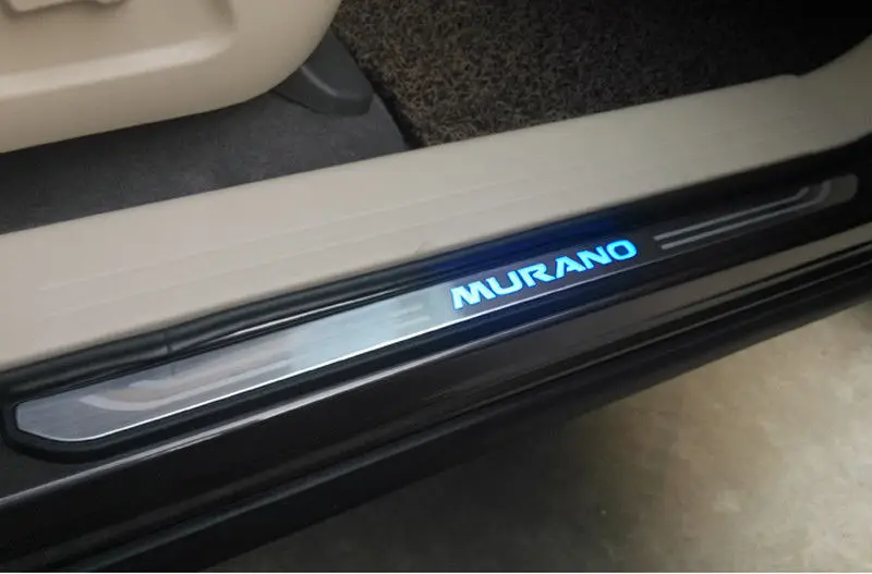 Накладка на порог автомобильной двери для Nissan Murano 2015-2022 светильник |