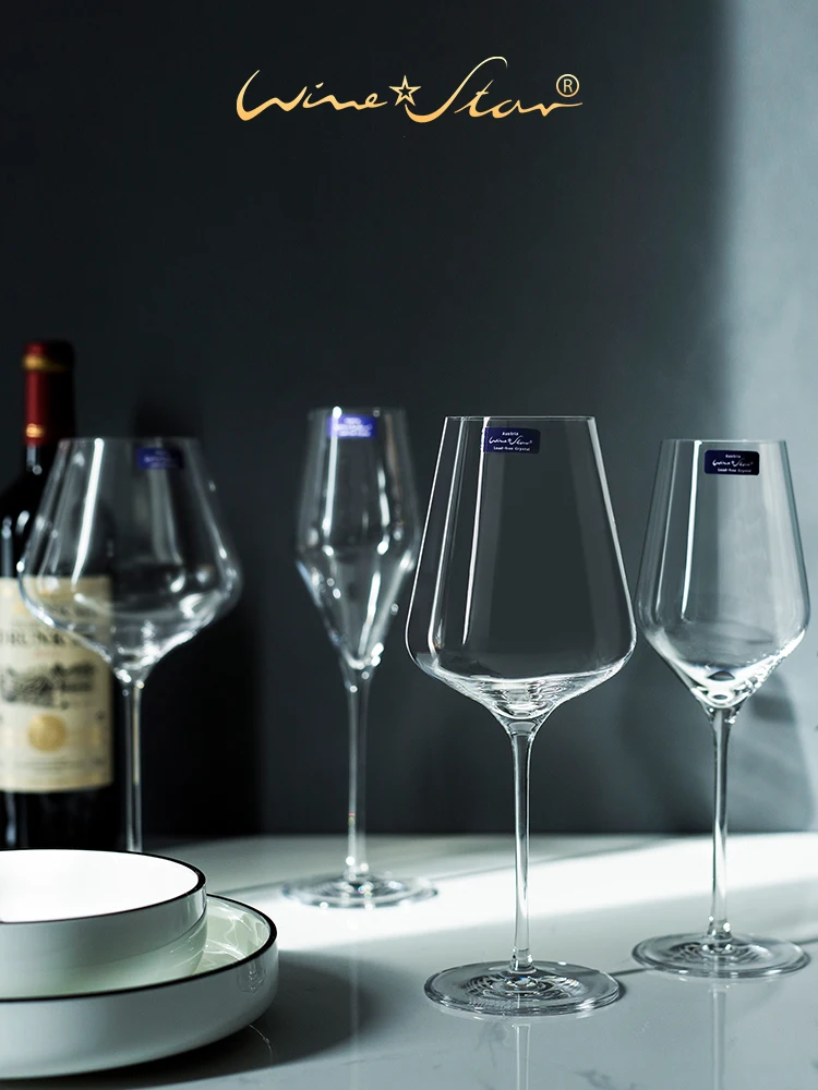 

Прозрачный бокал для красного вина, набор графинов, креативный роскошный бокал, бокал для виски, бессвинцовый набор для вина DI50JJ