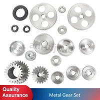 18pcs metric metal gear kit for craftex cx704 grizzly g8688 mr meister compact 9 jet bd 6 bd 7 mini lathe change gears