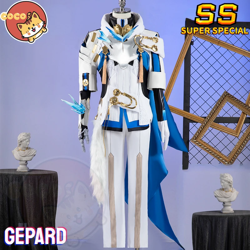 

Костюм для косплея гейпарда, парик для косплея по мотивам игры хонкай, звезда рельс, гепард Ландау, на Хэллоуин