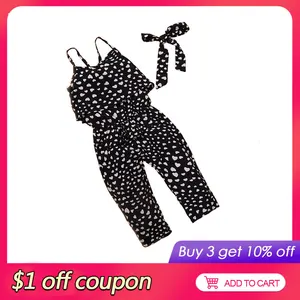 Комплекты летней детской одежды для девочек, модная одежда для маленьких девочек, хлопковая детская одежда без рукавов + пояс, одежда для малышей, От 2 до 7 лет