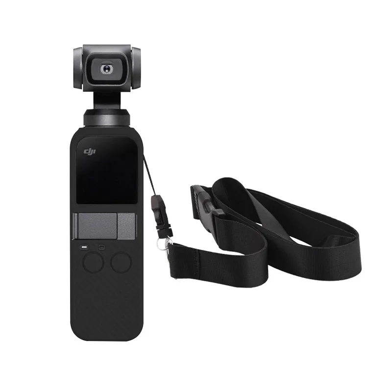 

Gimbal Silicone Case Drop Resistant Fall Protection Cover with Neck Lanyard Wrist Strap for DJI Osmo Pocket 1 Accessories