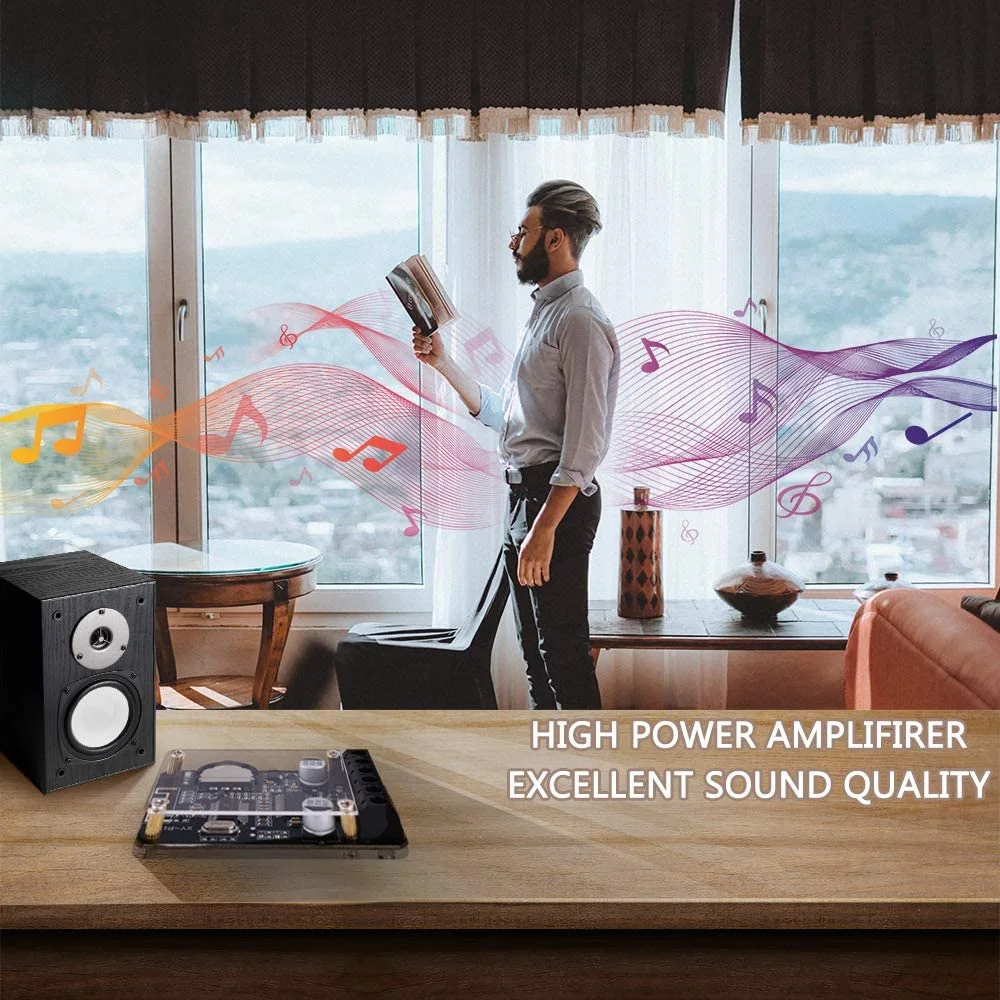 YX-C50L Bluetooth 5 0 панель усилителя сабвуфера Плата высокой мощности звука