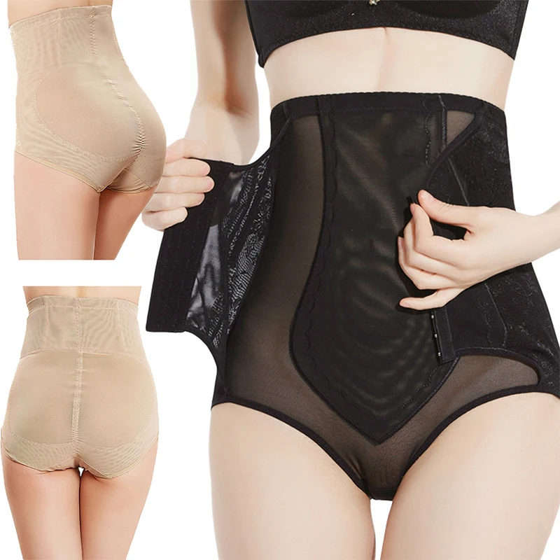 

Women High Waist Firm Slimming Control Panties Body Shaper Corset Belts Waist Trainer Support Butt Lifter Shapewear Corrective