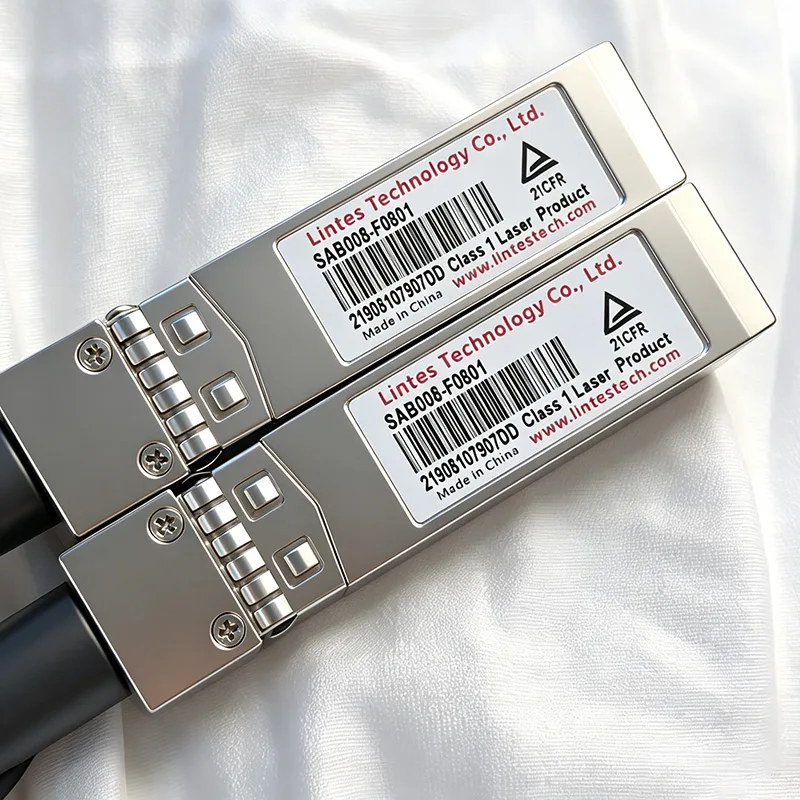 Фото Оптический кабель AOC 5/30 метров, активный, 25 Гбит/с/10 Гбит/с, SFP, многомодовый, 850 нм, LC, SFP+10G-AOC для Finisa, Hisense, MikroTik №4