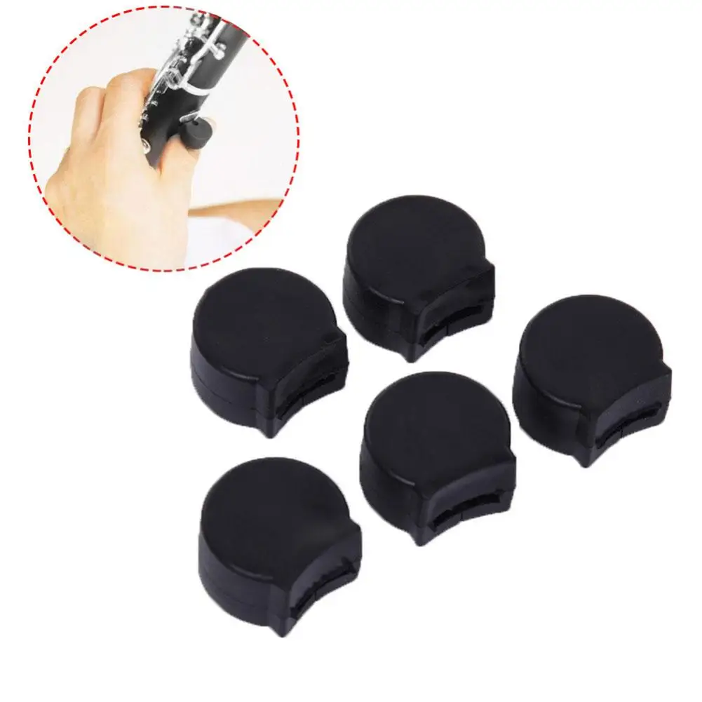 

5Pcs Rubber Clarinet Thumb Rest Thumb Rest Cushion Finger Pretector Cover Clarinet Musical Instruments Accessories