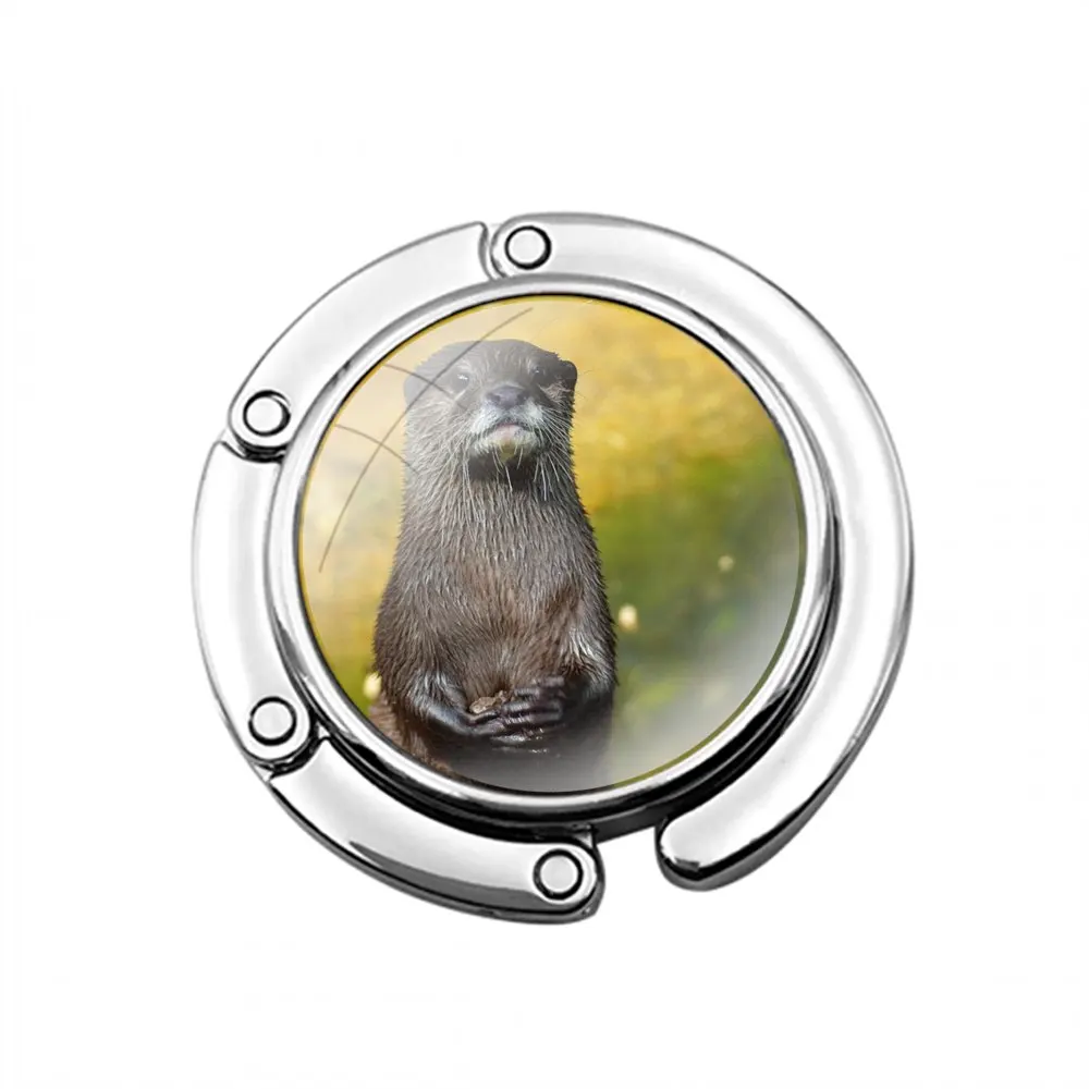 Складной крючок для кошелька женского стола сумки хранения складной декор Lutra lutra