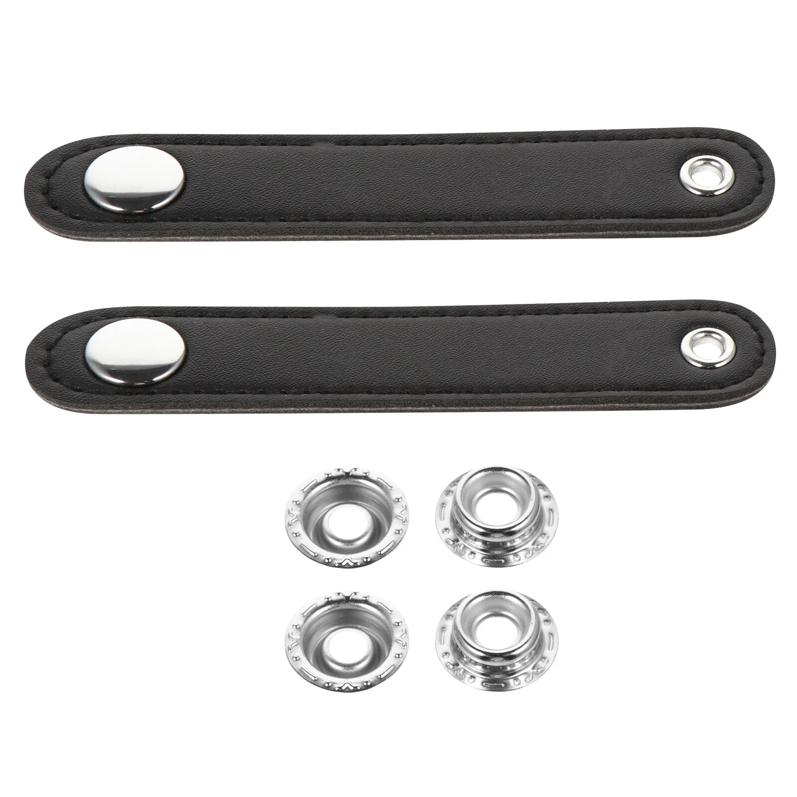 

2 Pcs Piano Accessories Instrument Bellows Belt Supply Buckle Accordion Fittings Common Space Parts